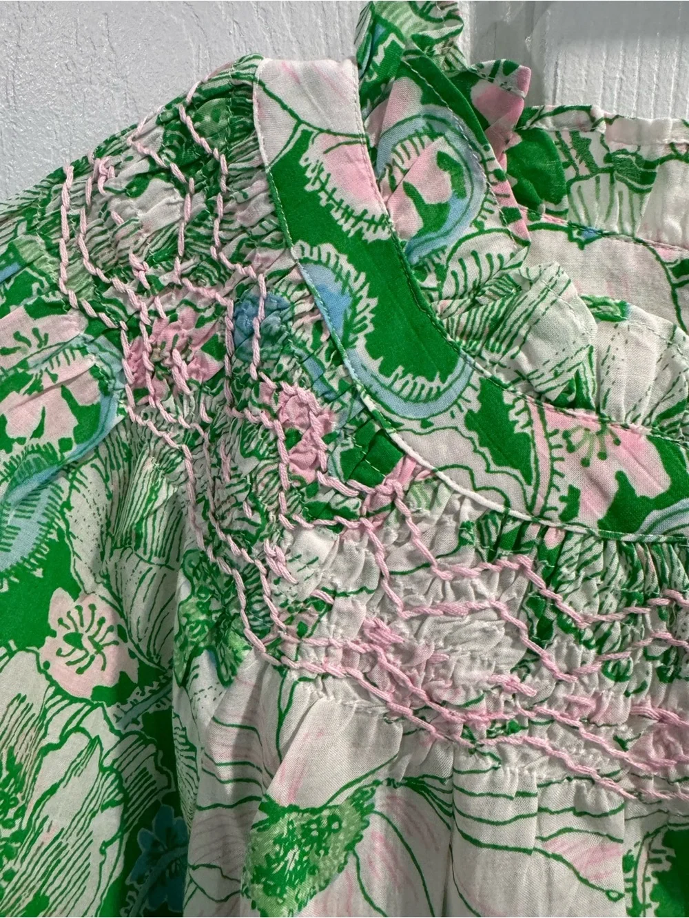 Lilly Pulitzer Lourdes Top Putting Green Poppyland